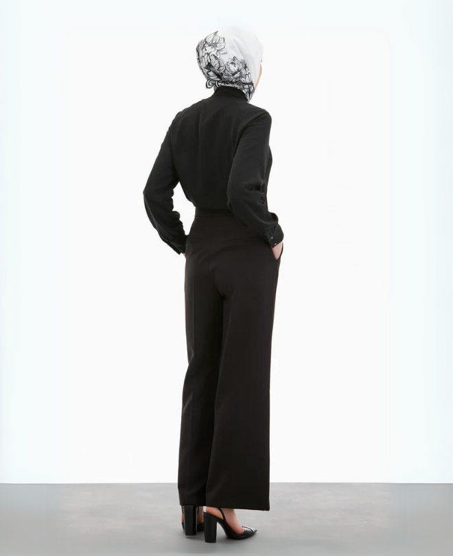 Pantalon à Jambe Large